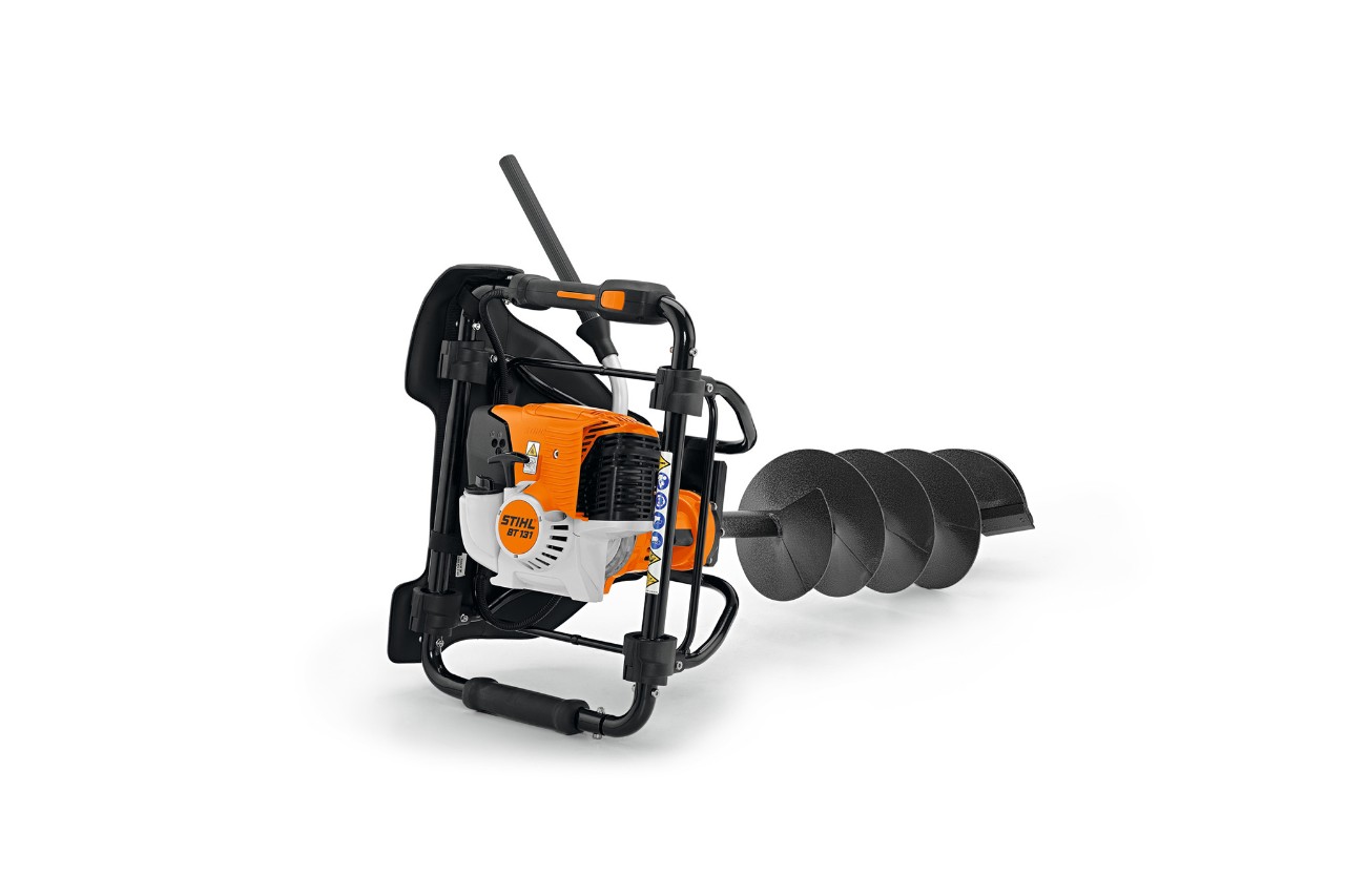 STIHL BT 131 earth auger on a white background