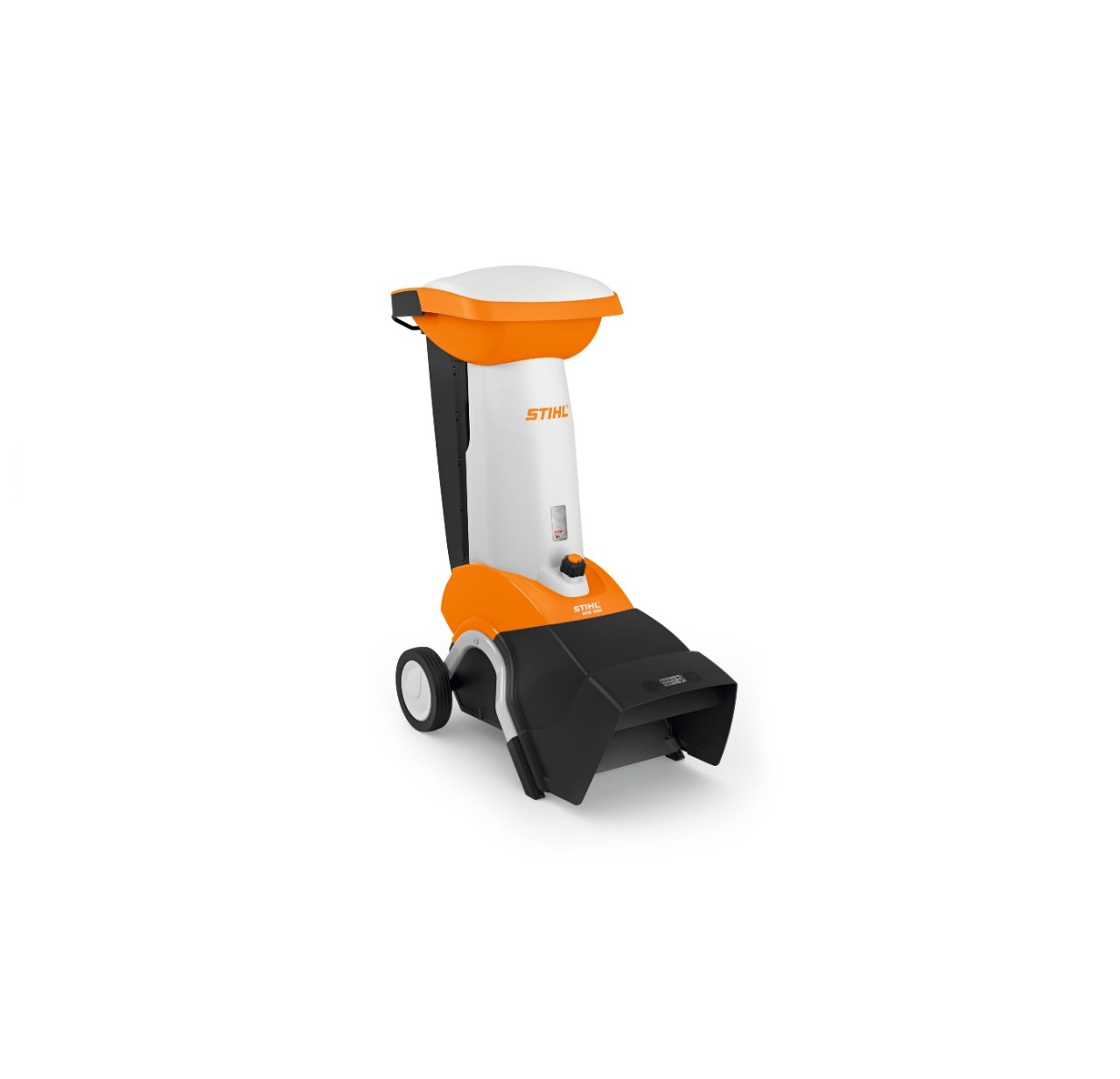 STIHL GHE 450 garden shredder on a white background